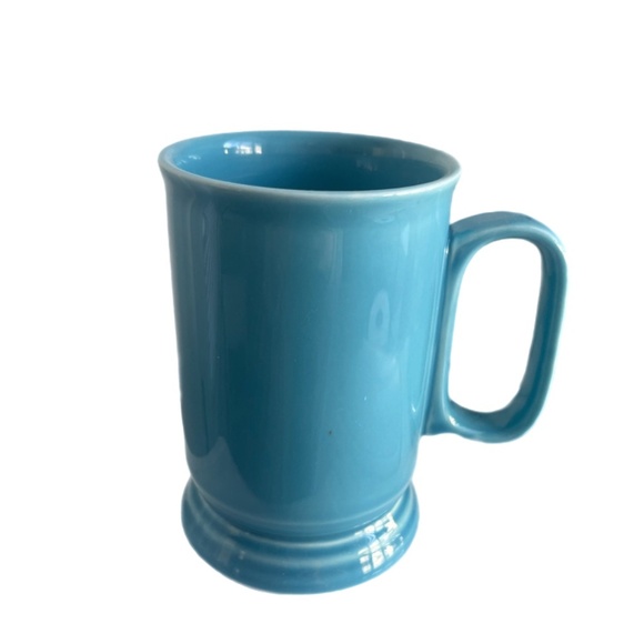 Xtra large mugs Turquoise 14 oz coastal cottage coffee tea chocolate cups - Picture 3 of 8